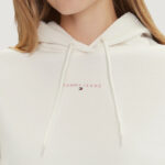 Felpa con cappuccio Tommy Hilfiger Jeans TJW REG LINEAR HOODI Panna - Foto 4