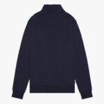 Felpa senza cappuccio Aquascutum Active CENTERED LOGO 1/4 ZIP FLEECE Blu - Foto 2