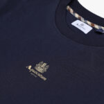 Felpa senza cappuccio Aquascutum Active CENTERED LOGO CREWNECK Blu - Foto 3