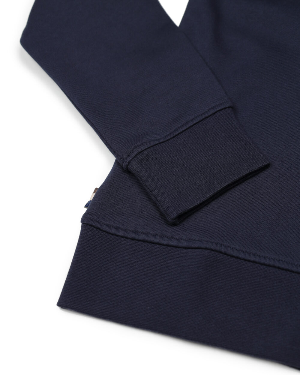 Felpa senza cappuccio Aquascutum Active RUBBER PATCH CREW NECK FLEECE Blu - Foto 4