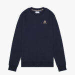 Felpa senza cappuccio Aquascutum Active SMALL LOGO CREW NECK FLEECE Blu - Foto 1