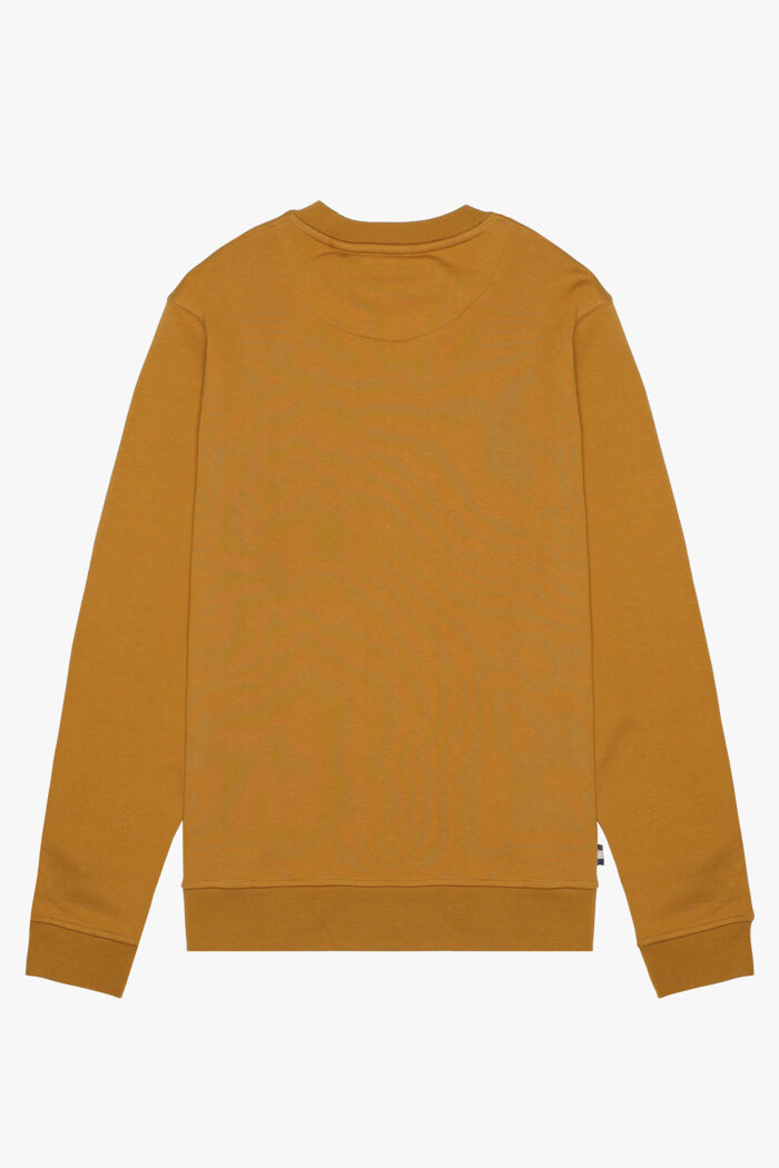Felpa senza cappuccio Aquascutum Active CENTERED LOGO CREWNECK Bronzo – AA_A005_SW002