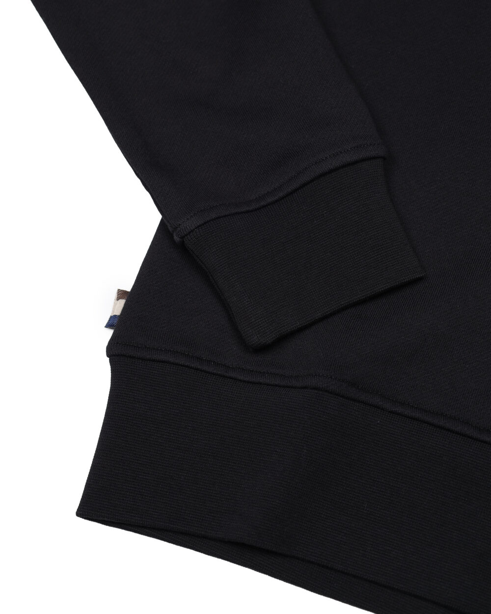 Felpa senza cappuccio Aquascutum Active BIG LOGO CREW NECK FLEECE Nero - Foto 4