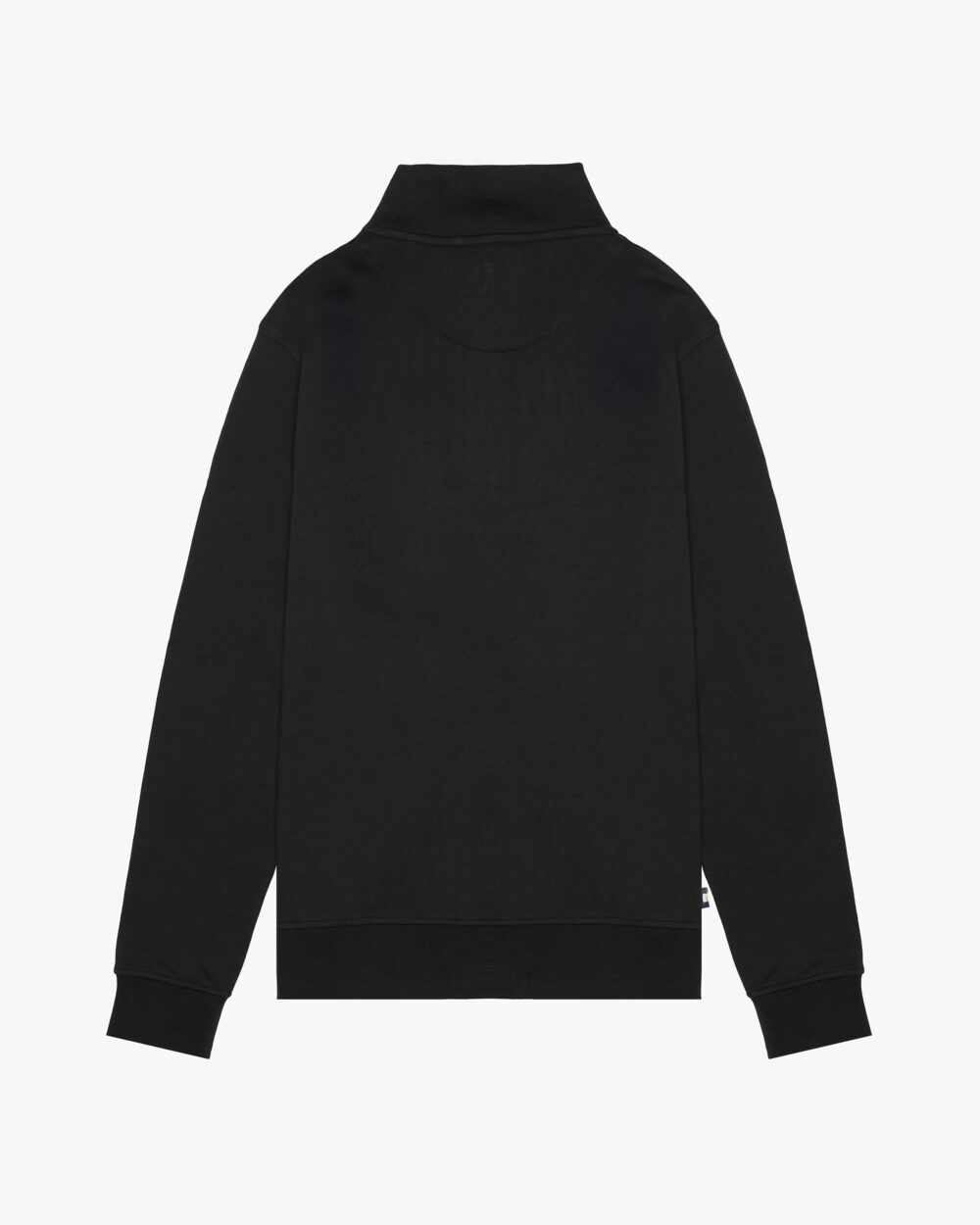 Felpa senza cappuccio Aquascutum Active CENTERED LOGO 1/4 ZIP FLEECE Nero - Foto 2
