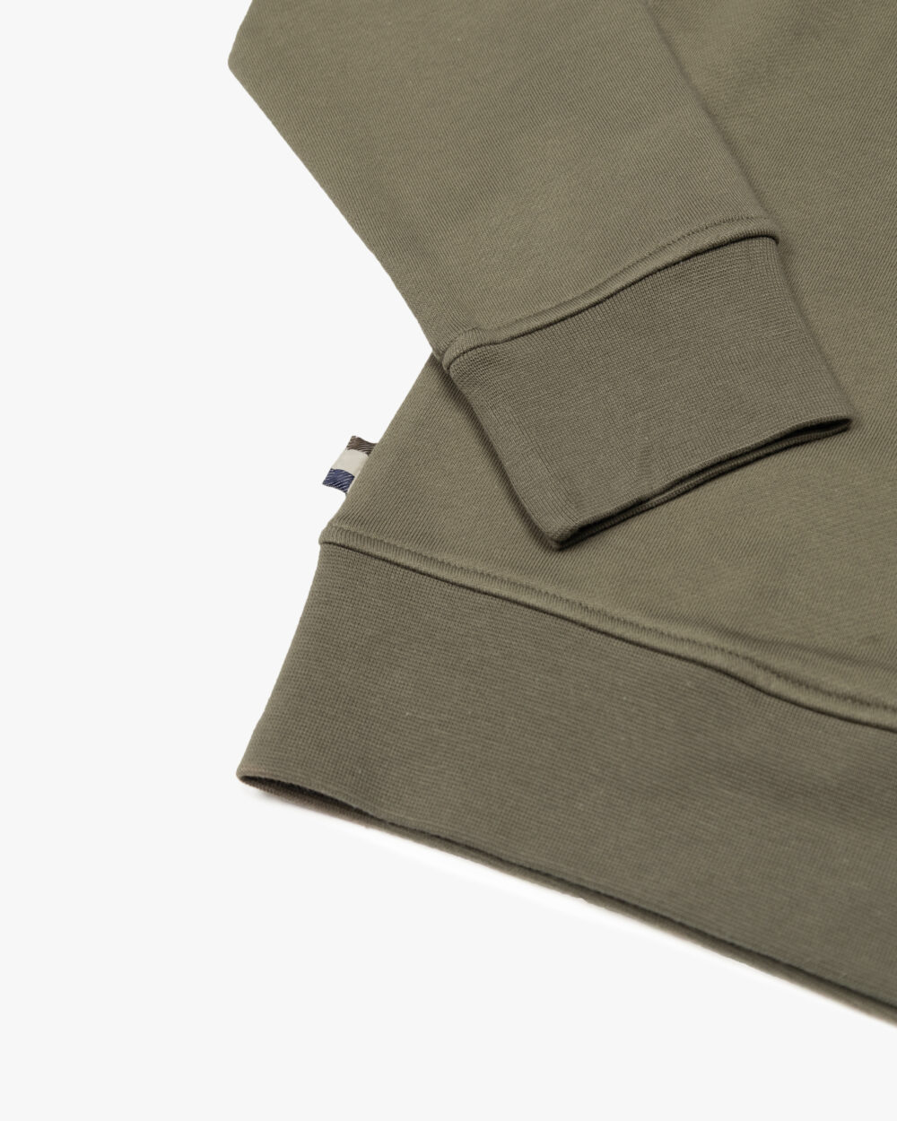 Felpa senza cappuccio Aquascutum Active BIG LOGO CREW NECK FLEECE Verde Oliva - Foto 4