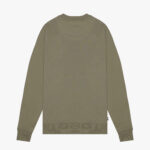 Felpa senza cappuccio Aquascutum Active SMALL LOGO CREW NECK FLEECE Verde Oliva - Foto 5