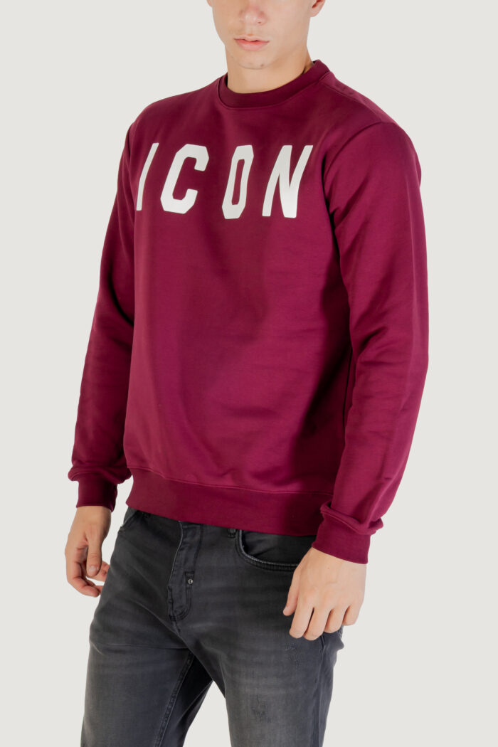 Felpa senza cappuccio Icon  Bordeaux – ICUF2W6F001