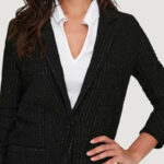 Giacca Jacqueline de Yong Jdymary L/S Lurex Blazer Jrs Nero - Foto 3