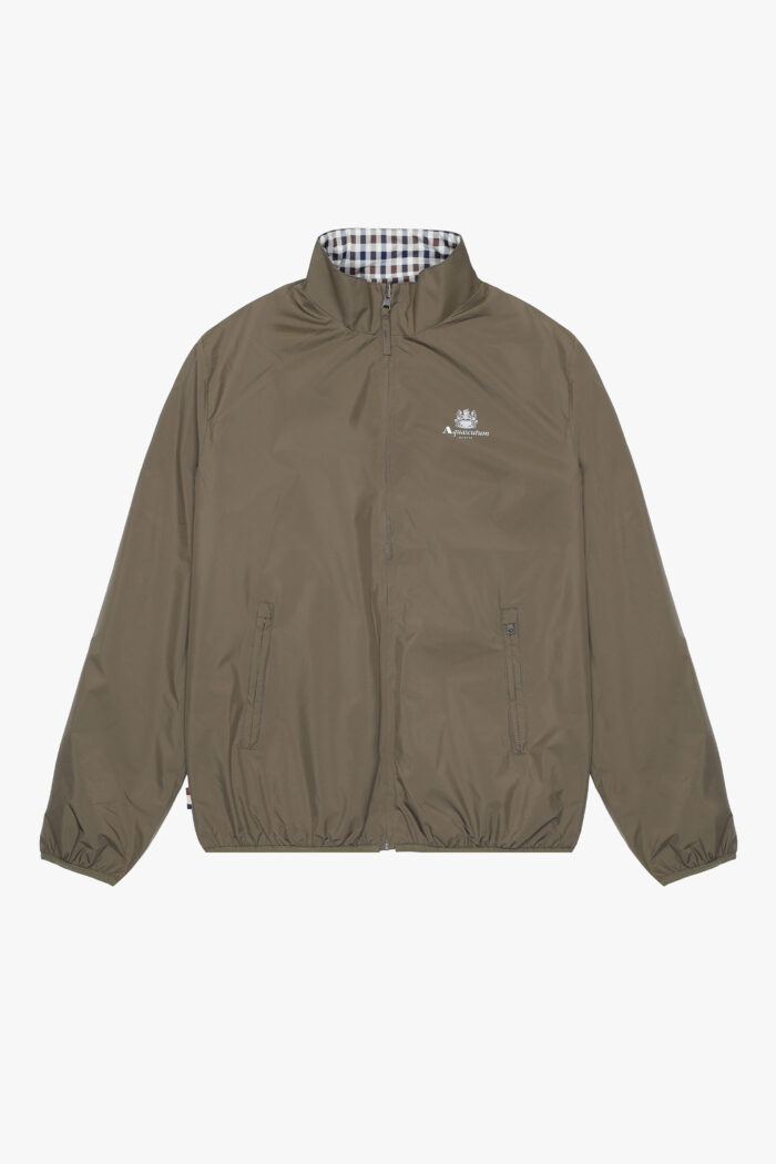 Giacchetto Aquascutum Active MOCK NECK SAILOR Verde Oliva – AA_ICON_JK002