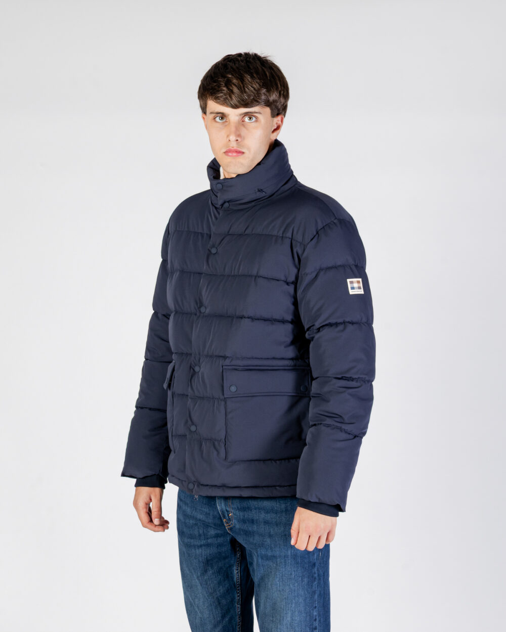 Giacchetto Aquascutum Active SP PUFFER JACKET Blu - Foto 2