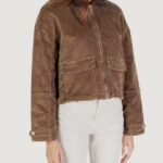 Giacchetto Only ONLGLOBAL L/S CORD JACKET CC PNT Marrone - Foto 3