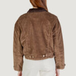 Giacchetto Only ONLGLOBAL L/S CORD JACKET CC PNT Marrone - Foto 4