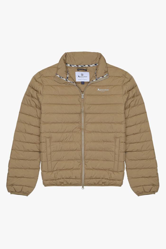 Giubbotto Aquascutum Active MOCK NECK 100gsm Beige scuro – AA_ICON_JK007