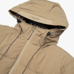 Giubbotto Aquascutum Active SP HOODED PUFFER Beige scuro - Foto 3