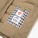 Giubbotto Aquascutum Active SP HOODED PUFFER Beige scuro - Foto 4