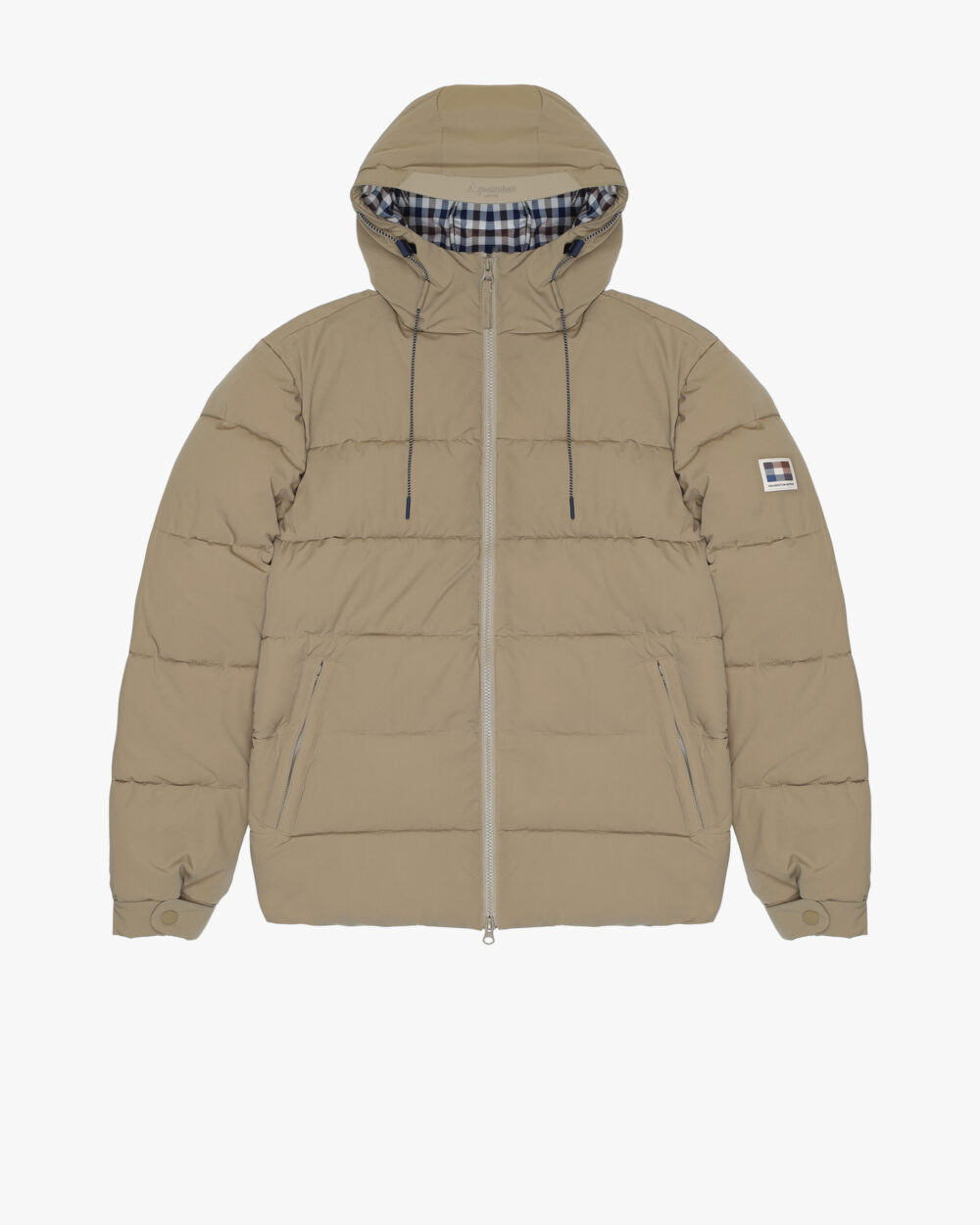 Giubbotto Aquascutum Active SP HOODED PUFFER Beige scuro - Foto 1