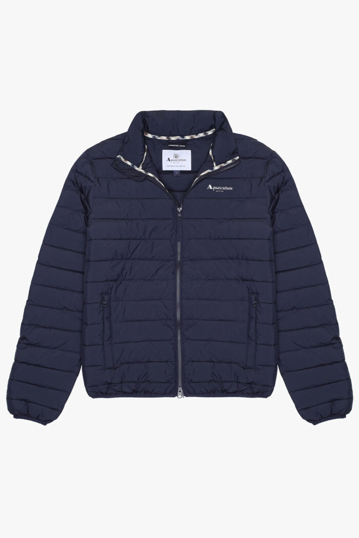 Giubbotto Aquascutum Active MOCK NECK 100gsm Blu – AA_ICON_JK007
