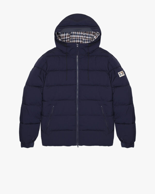 Giubbotto Aquascutum Active SP HOODED PUFFER Blu - Foto 1