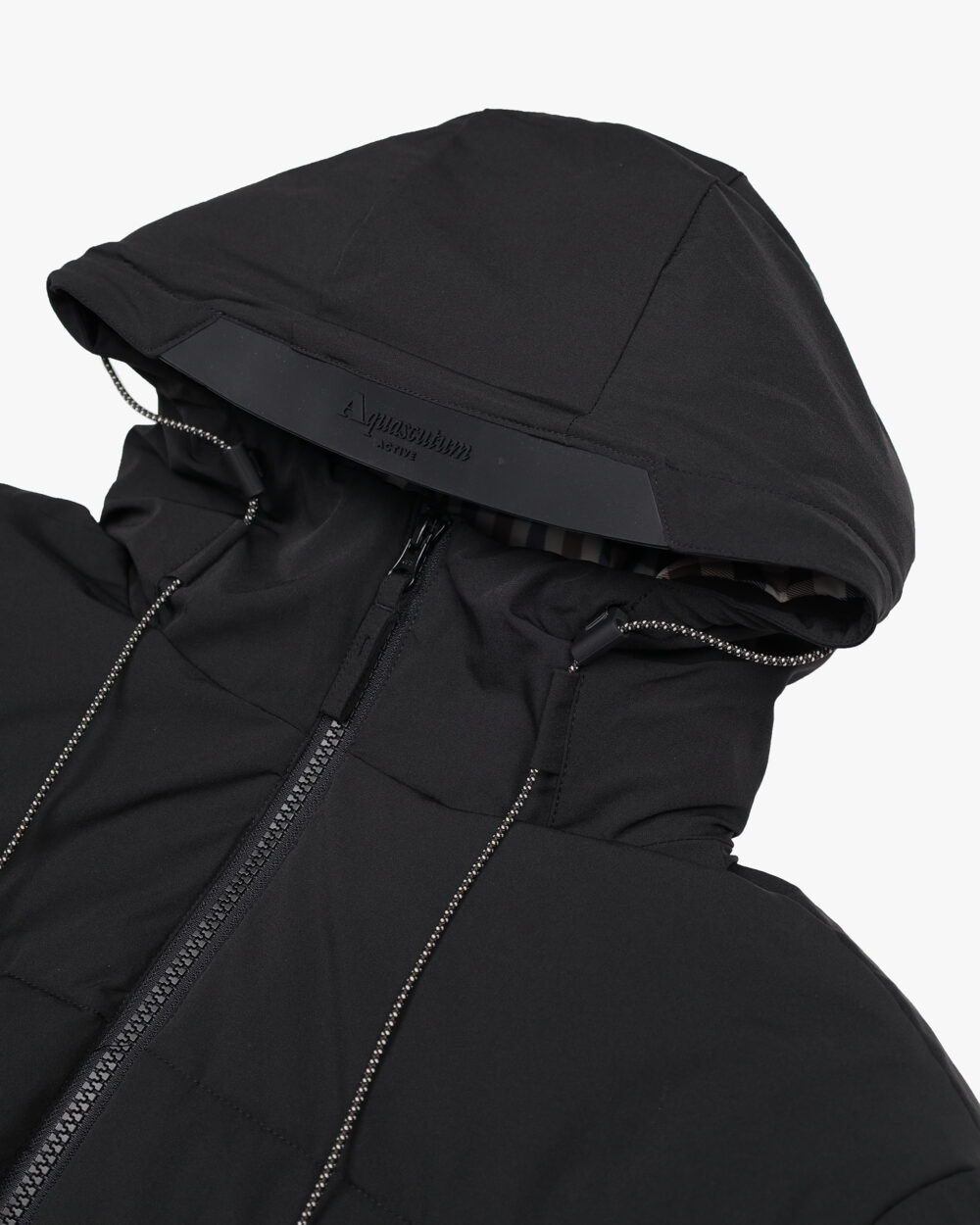 Giubbotto Aquascutum Active SP HOODED PUFFER Nero - Foto 3