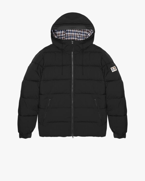 Giubbotto Aquascutum Active SP HOODED PUFFER Nero - Foto 1