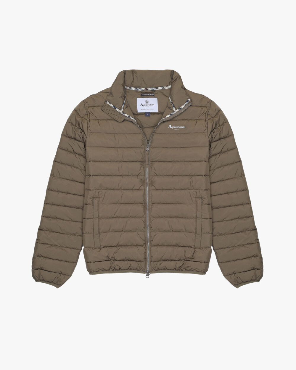 Giubbotto Aquascutum Active MOCK NECK 100gsm Verde Oliva - Foto 1