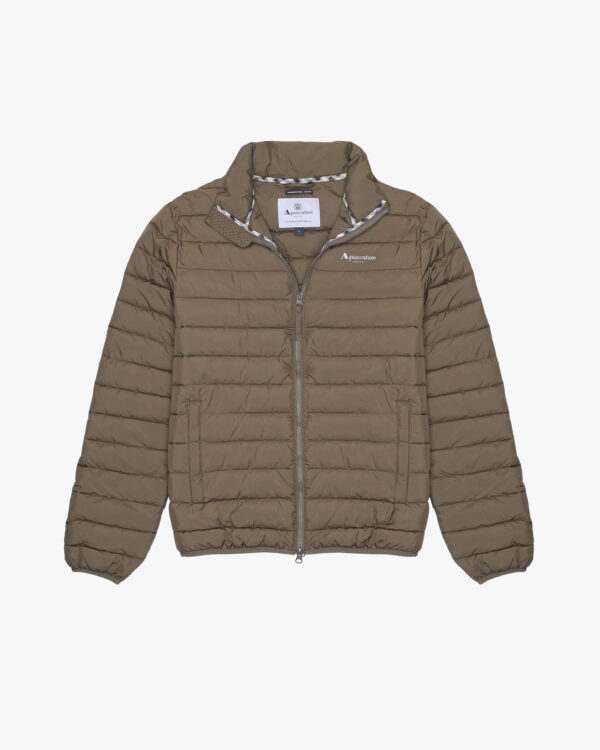 Giubbotto Aquascutum Active MOCK NECK 100gsm Verde Oliva - Foto 1
