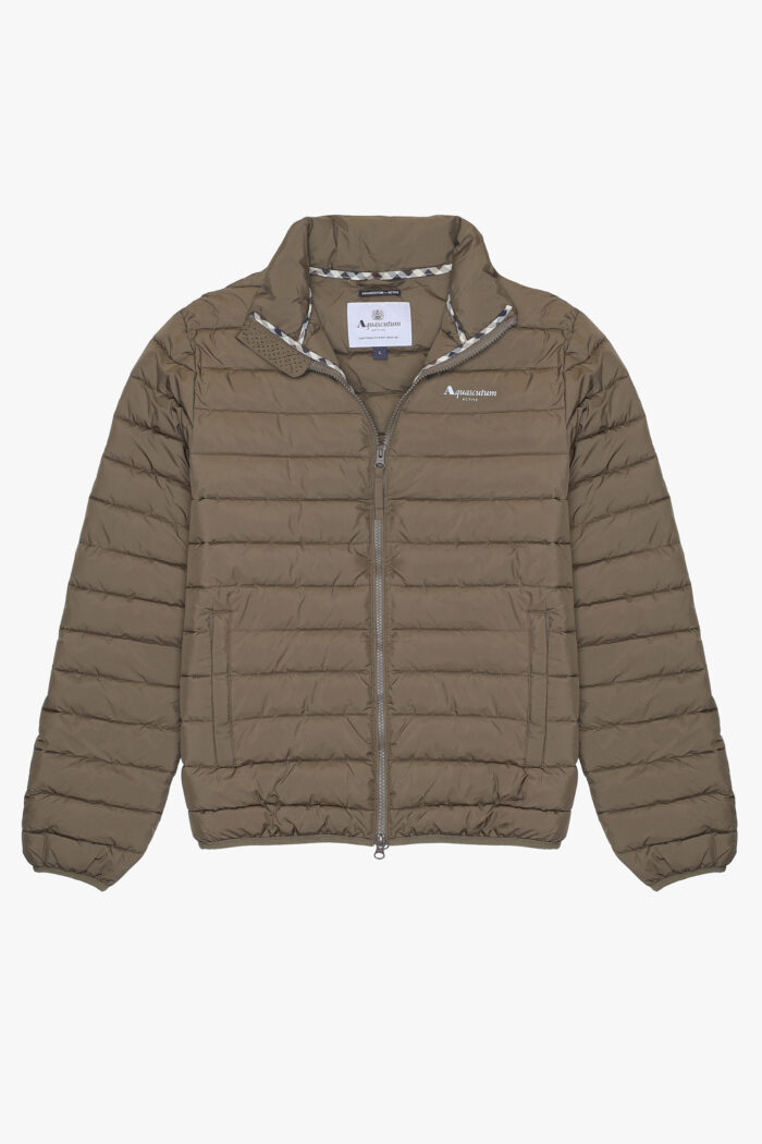 Giubbotto Aquascutum Active MOCK NECK 100gsm Verde Oliva – AA_ICON_JK007