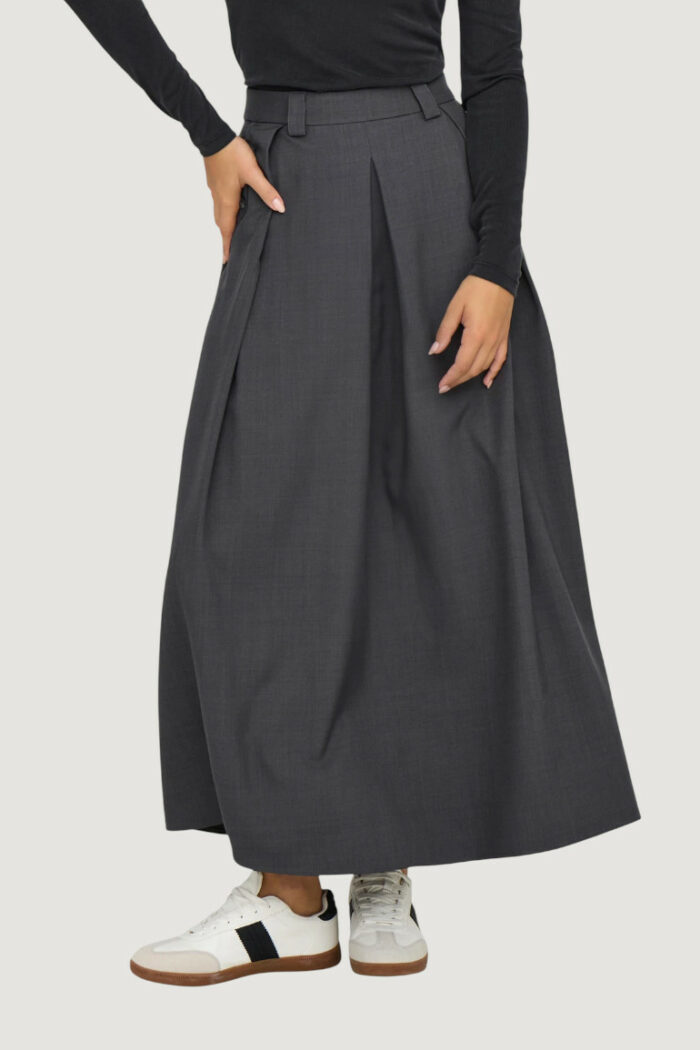 Gonna lunga Only ONLGINNY HW MEL WIDE LONG SKIRT PNT Grigio