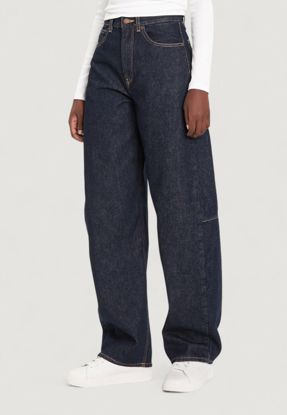 Jeans mom Calvin Klein Jeans THE EXTREME BARREL J Denim scuro - Foto 1
