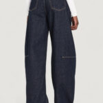 Jeans mom Calvin Klein Jeans THE EXTREME BARREL J Denim scuro - Foto 3