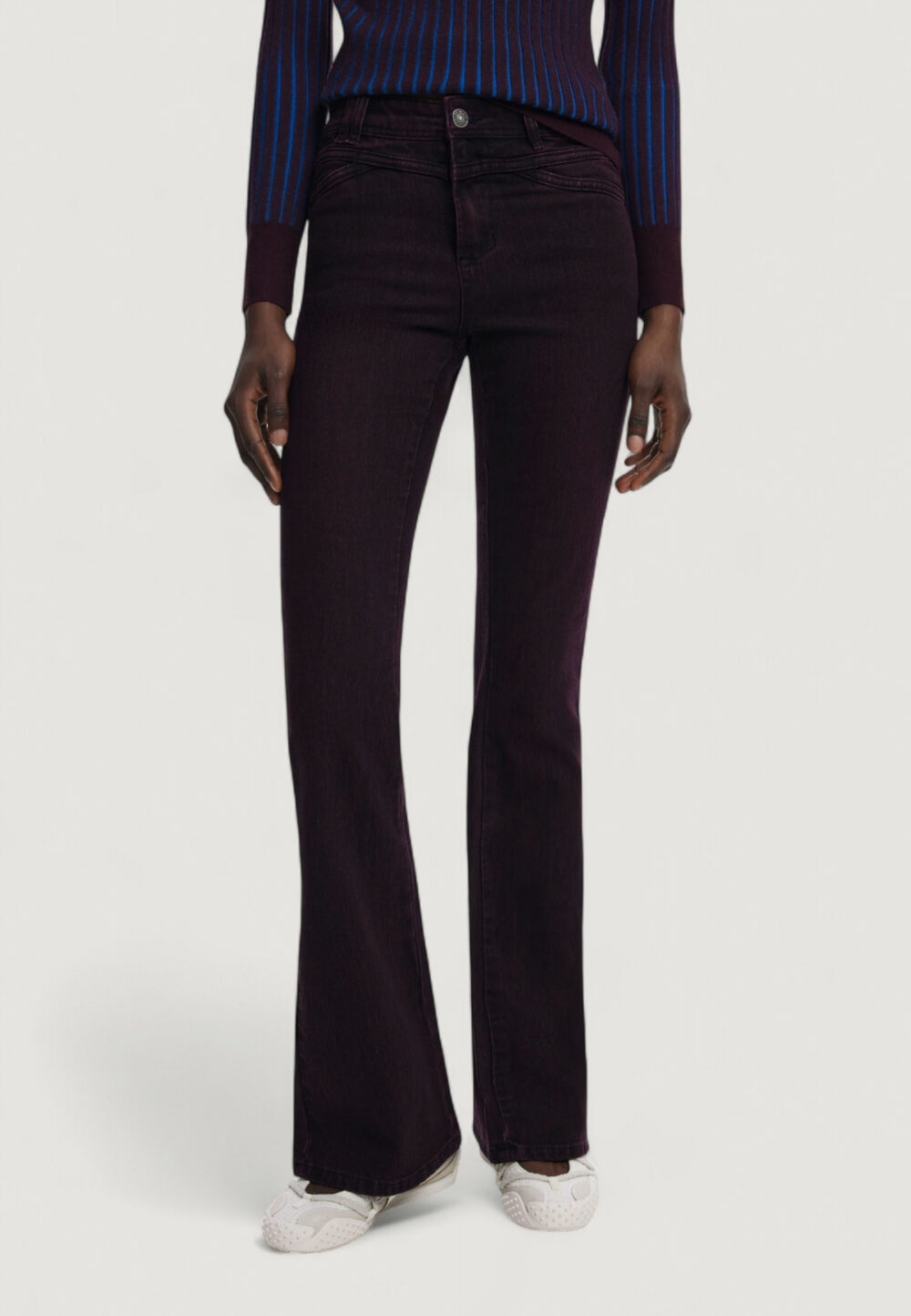 Jeans mom Desigual DENIM_COCO Bordeaux - Foto 1