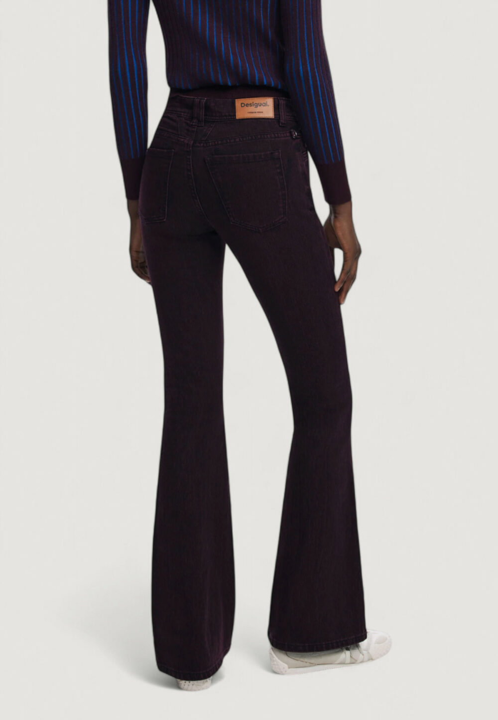 Jeans mom Desigual DENIM_COCO Bordeaux - Foto 3