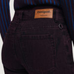 Jeans mom Desigual DENIM_COCO Bordeaux - Foto 4