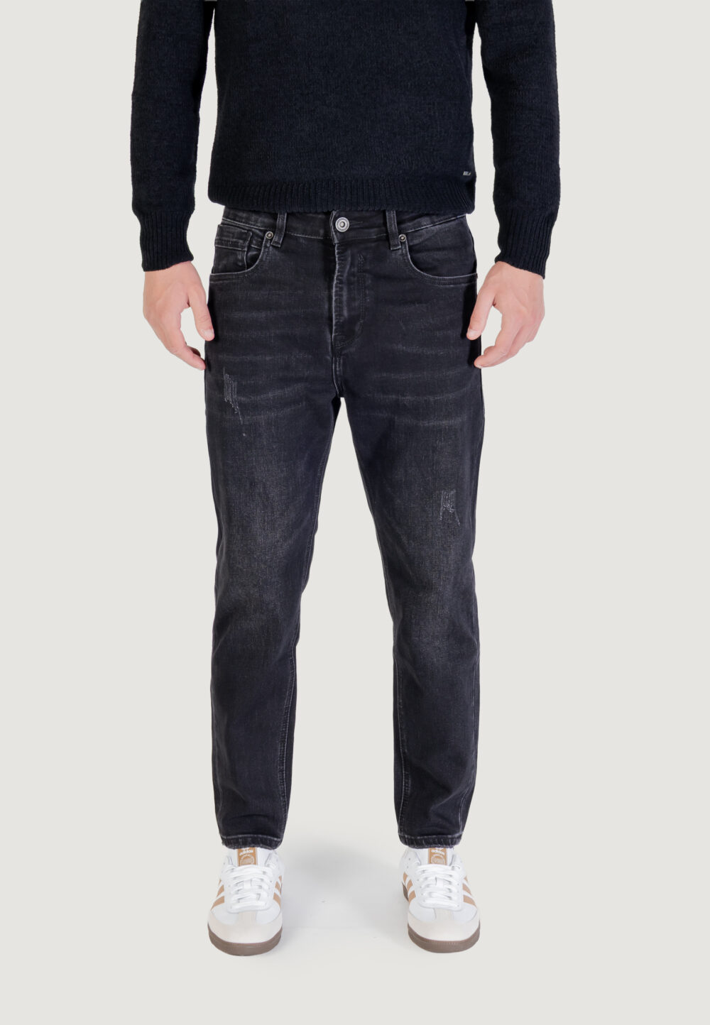 Jeans Gianni Lupo MIKE95 CARROT FIT Nero - Foto 1