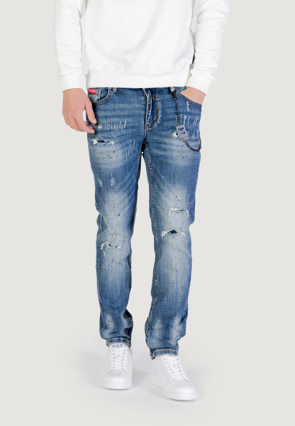 Jeans slim Icon  Blue Denim - Foto 1