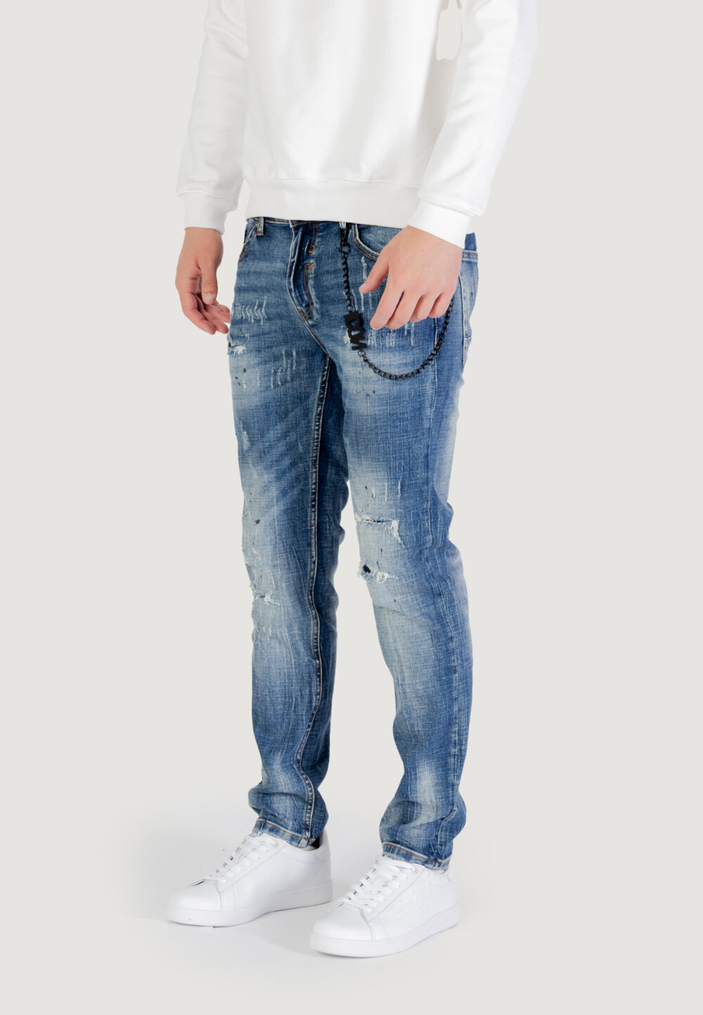 Jeans slim Icon  Blue Denim - Foto 4