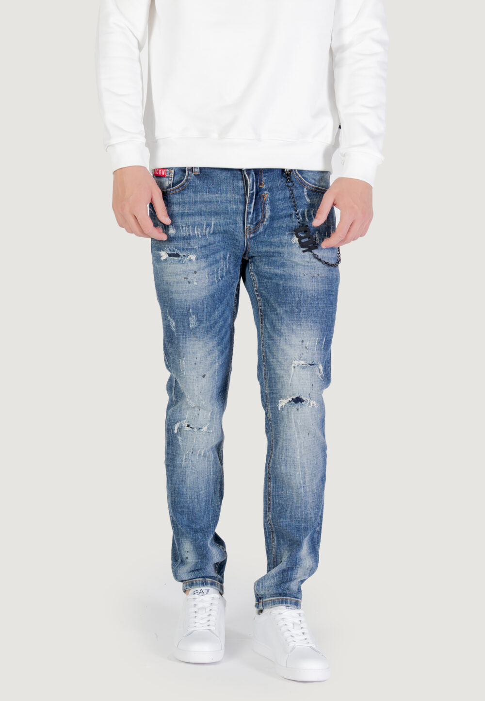 Jeans slim Icon  Blue Denim - Foto 5