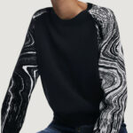Maglia Desigual JERS_KODIAK Nero - Foto 3