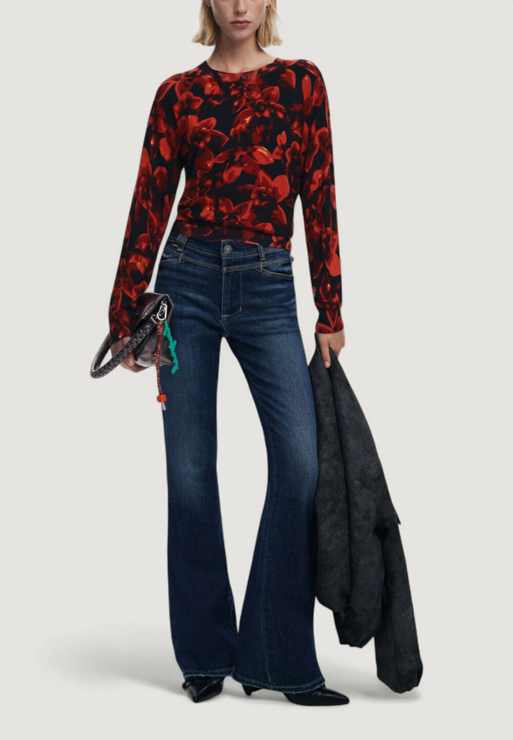 Maglia Desigual JERS_LUND Nero - Foto 2