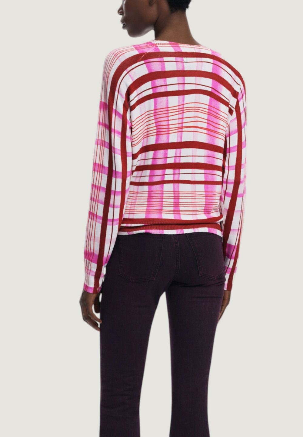 Maglia Desigual JERS_NORUEGA Rosa - Foto 4