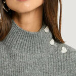 Maglia Morgan De Toi  Grigio - Foto 4
