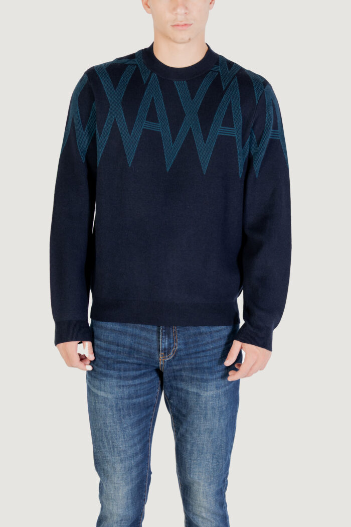 Maglione Armani Exchange PULLOVER Petrolio – XM001338 AF14007