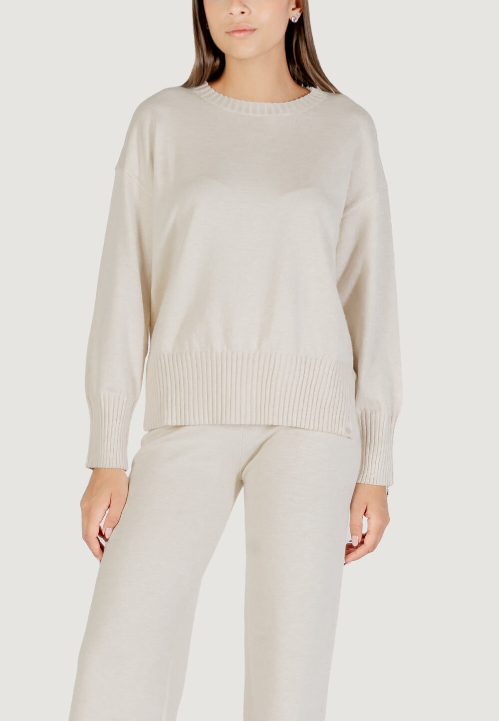 Maglione Choral  Avorio - Foto 1