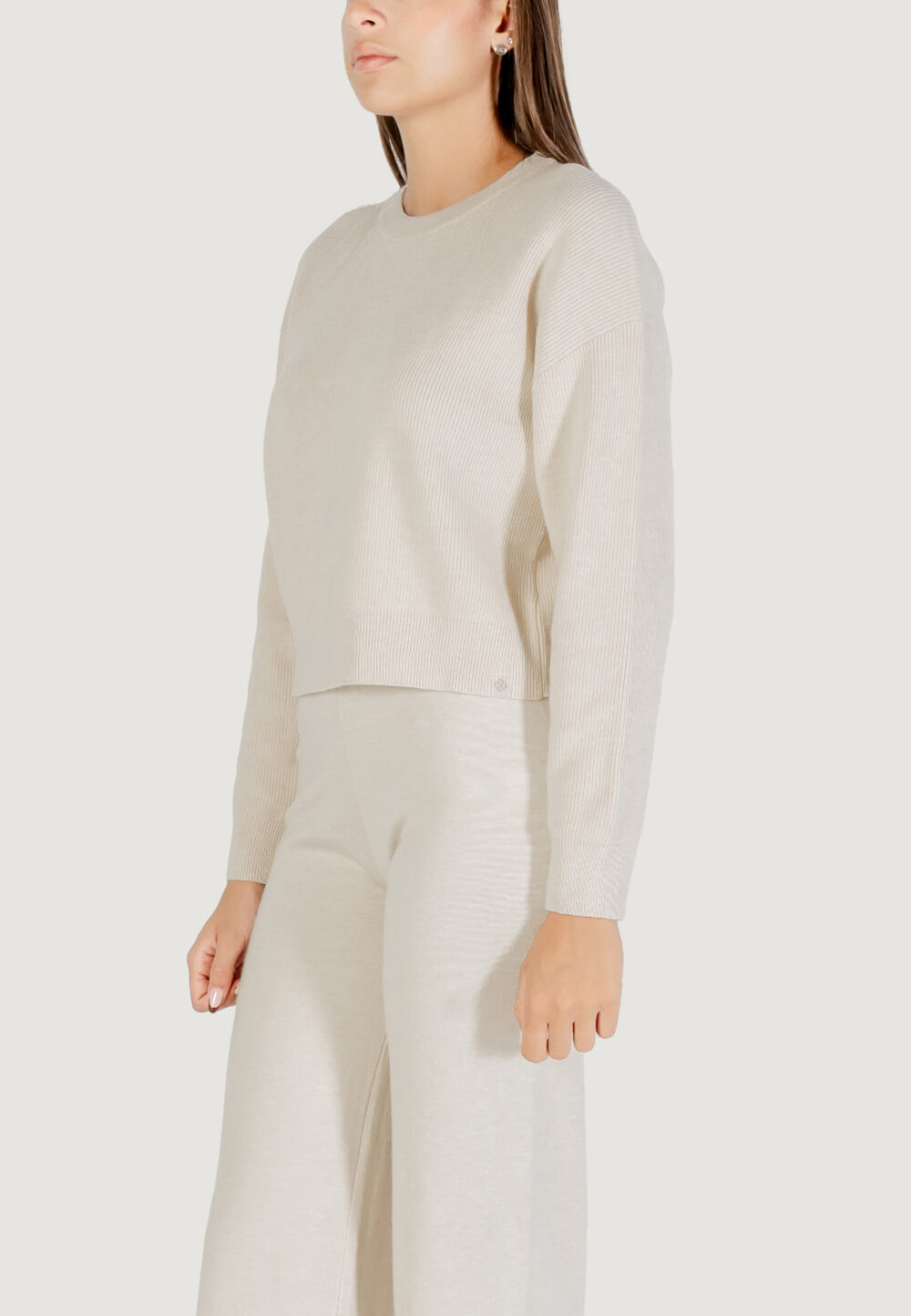 Maglione Choral  Avorio - Foto 3