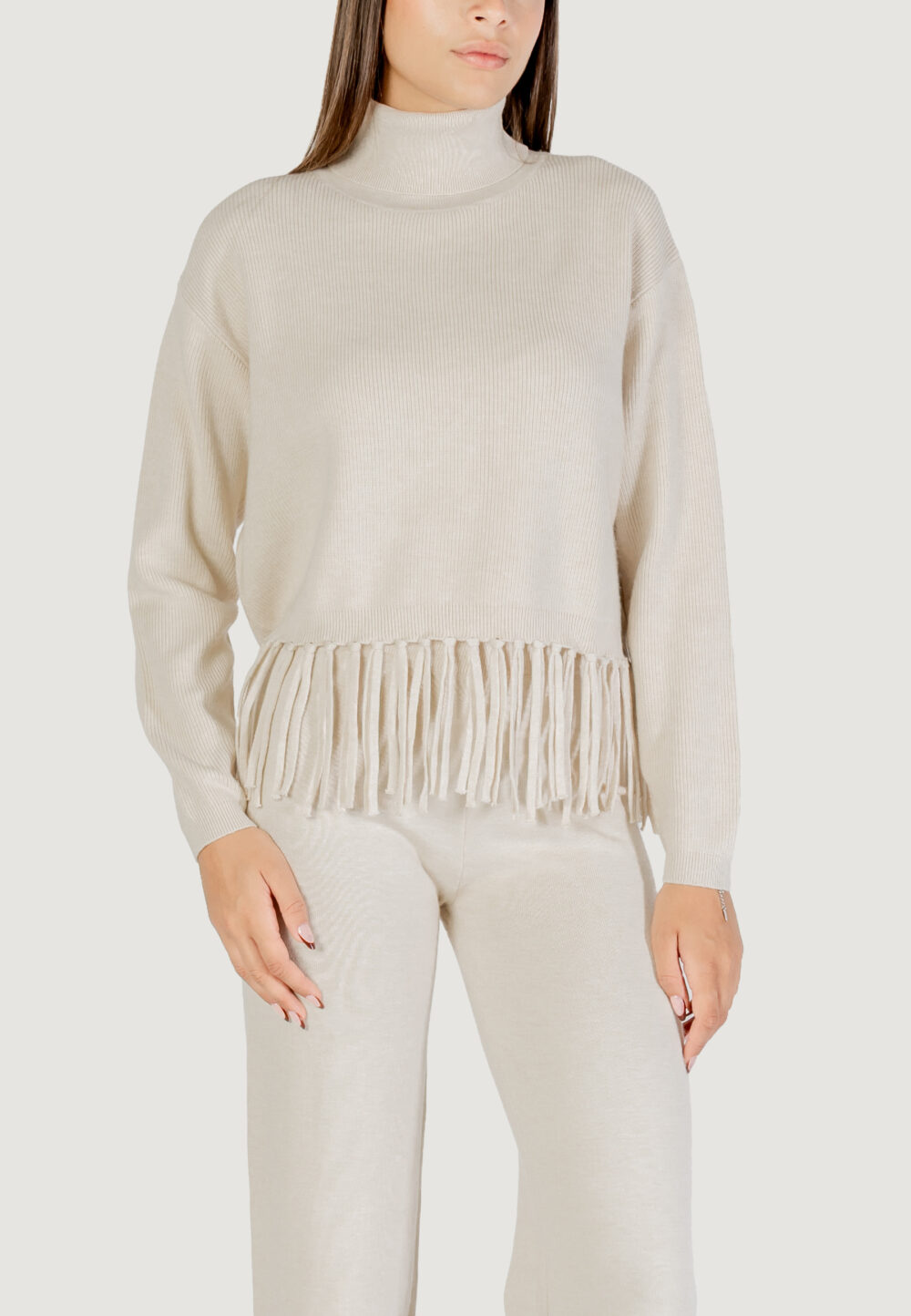 Maglione Choral  Avorio - Foto 1