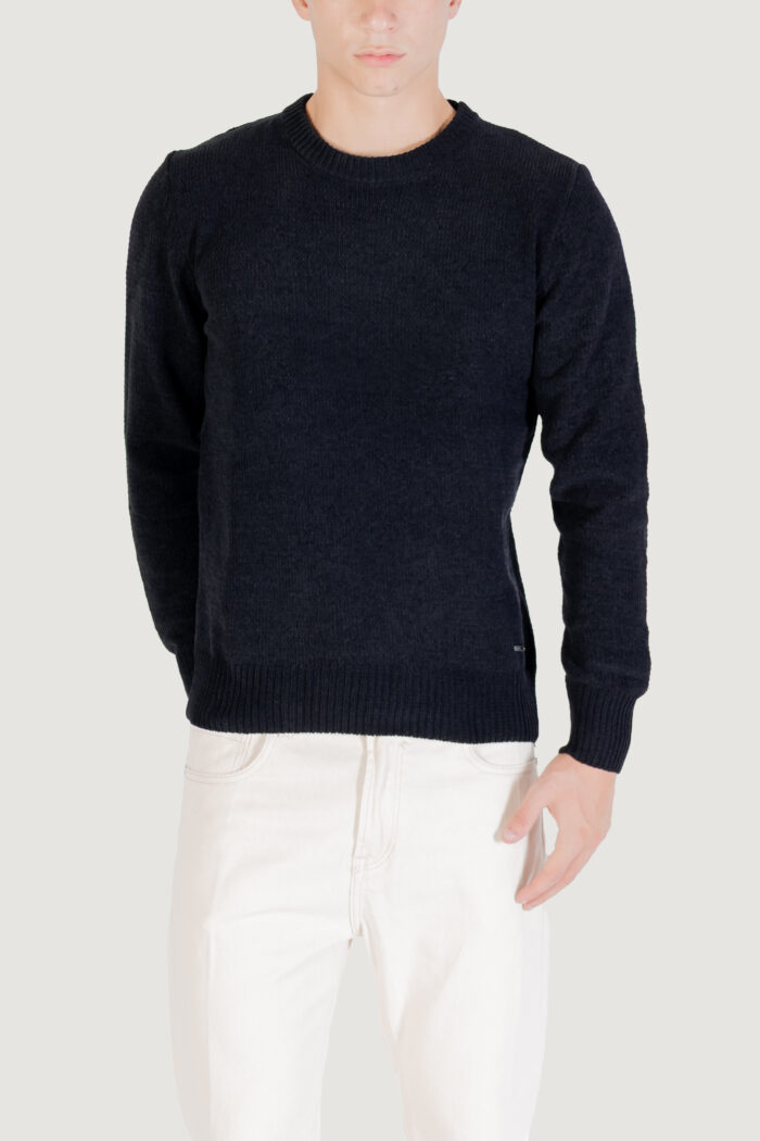 Maglione Gianni Lupo M. GIROCOLLO Nero – GL535S-F25