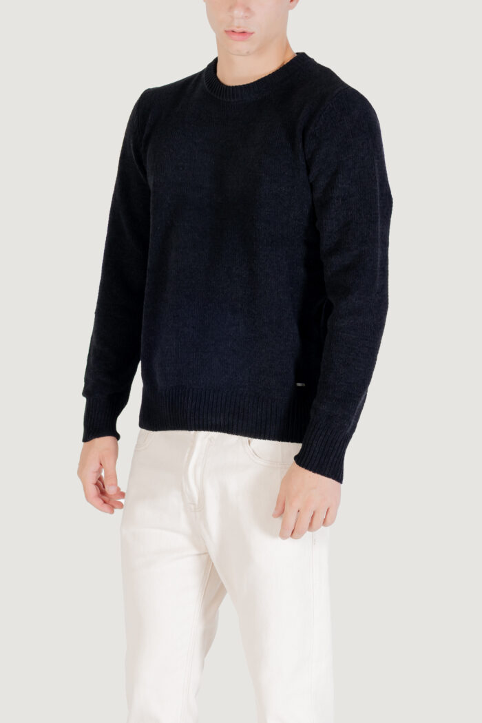 Maglione Gianni Lupo M. GIROCOLLO Nero – GL535S-F25