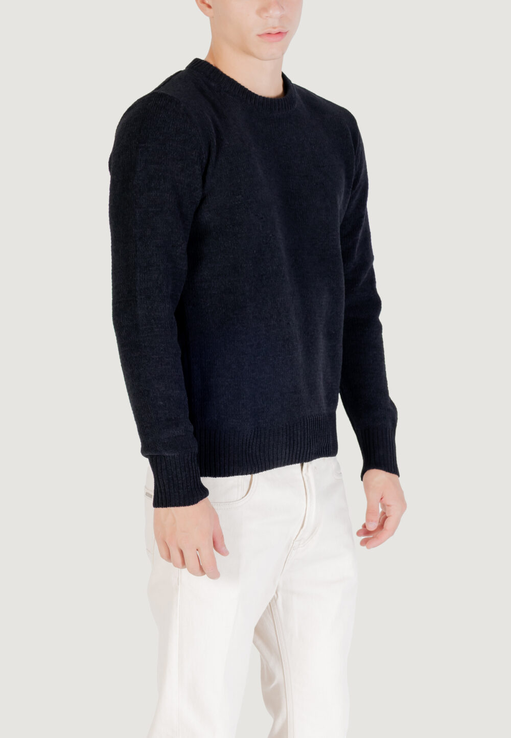 Maglione Gianni Lupo M. GIROCOLLO Nero - Foto 3