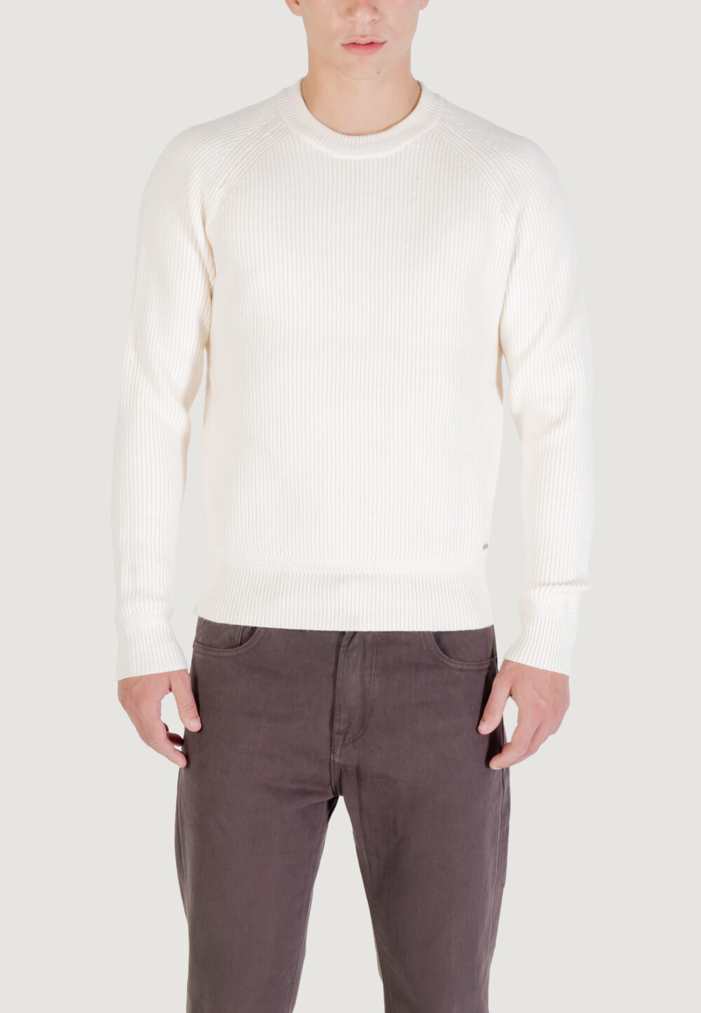 Maglione Gianni Lupo M. GIROCOLLO Panna - Foto 1