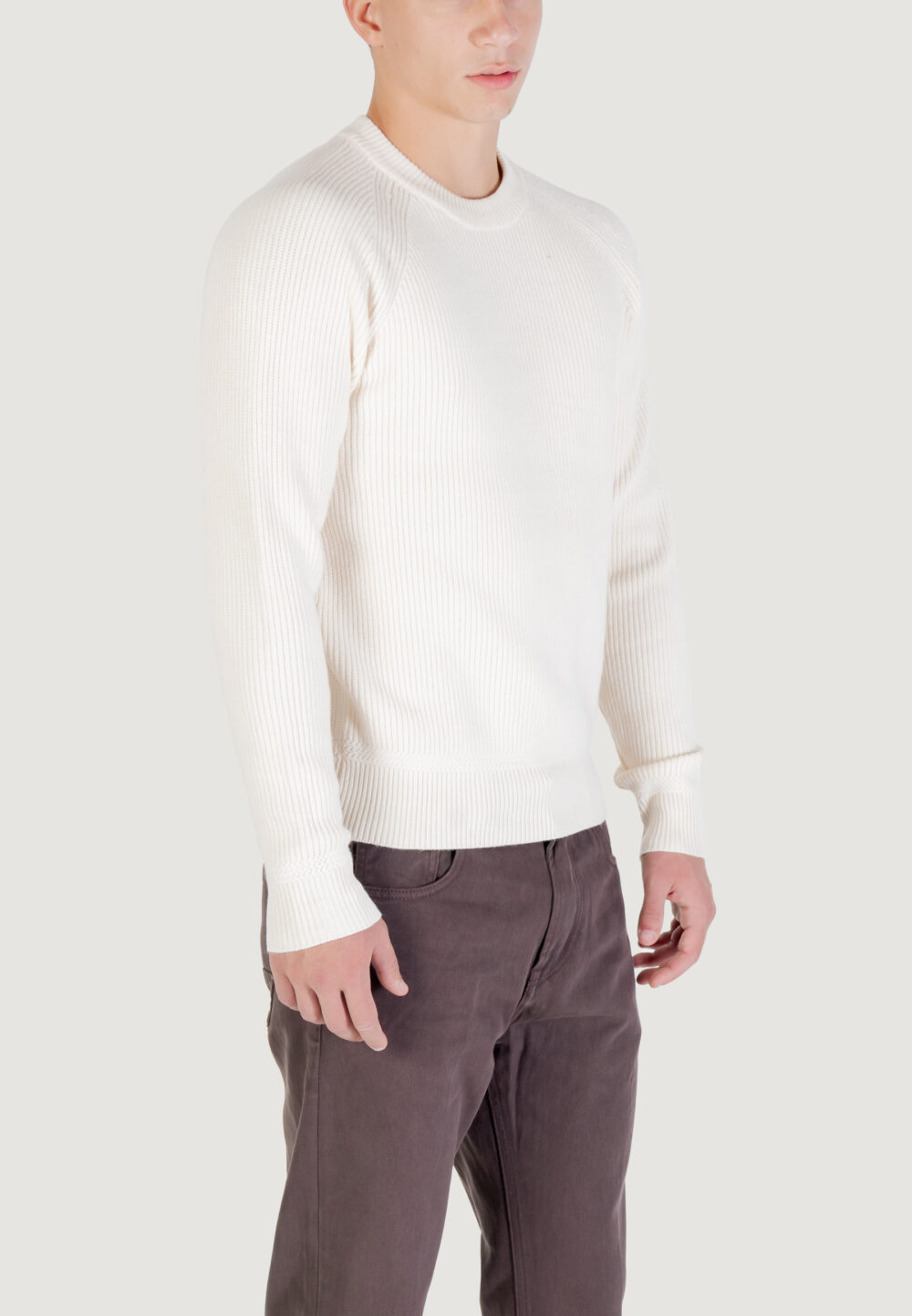 Maglione Gianni Lupo M. GIROCOLLO Panna - Foto 3